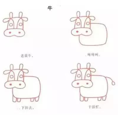 儿童的简笔画简单又好看，孩子们最爱的简笔画