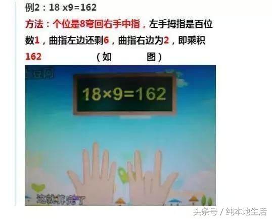 手指速算法怎么算，有趣又高效的手指速算法