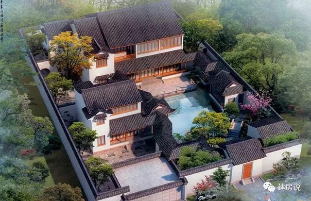 最漂亮实用的四合院别墅，农村别墅千千万