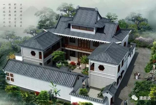 最漂亮实用的四合院别墅，农村别墅千千万