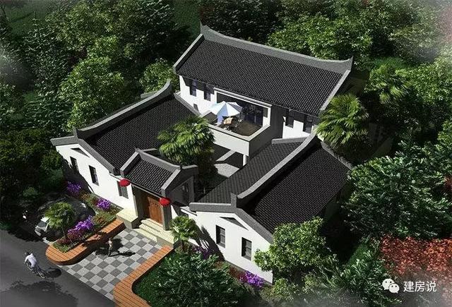 最漂亮实用的四合院别墅，农村别墅千千万