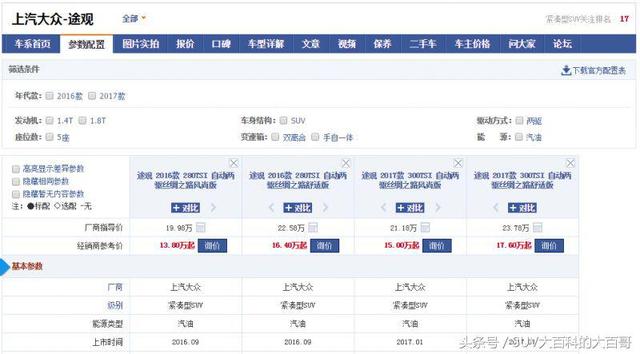 上汽大众车型大全，上汽大众suv车型大全最新款（一汽大众和上汽大众有什么区别）