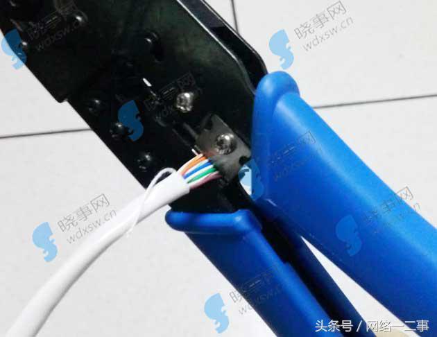 7类网线水晶头接法顺序图，RJ45接口网线水晶头接法图解