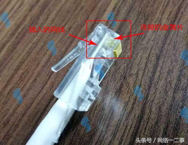 7类网线水晶头接法顺序图，RJ45接口网线水晶头接法图解