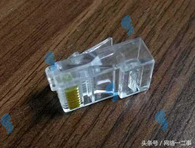 7类网线水晶头接法顺序图，RJ45接口网线水晶头接法图解