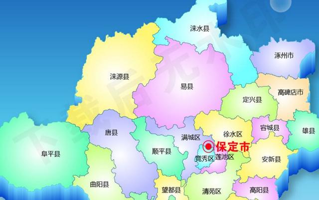 保定市的六大区是哪几个，划分为24个地区的保定市
