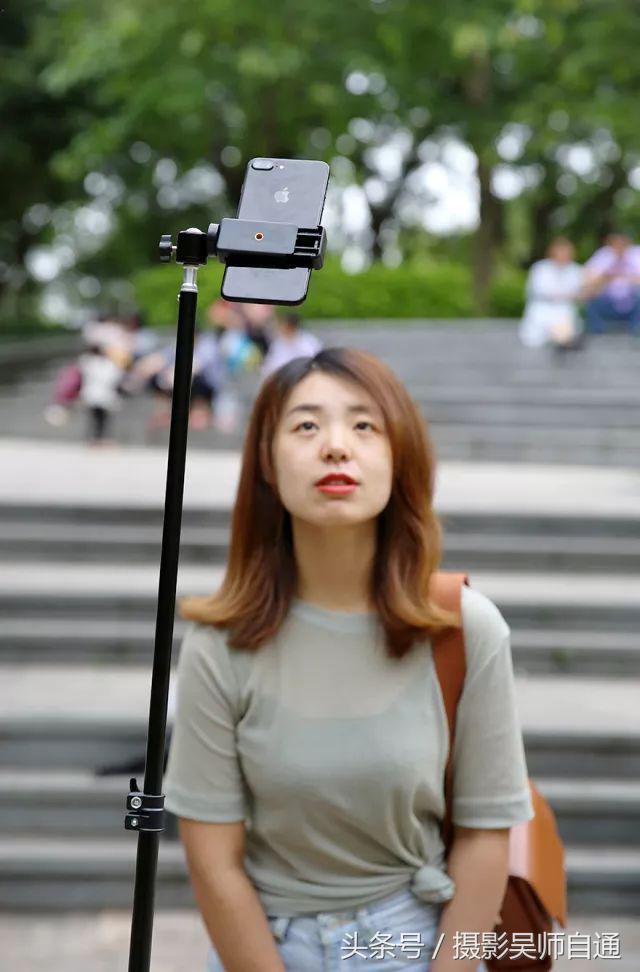 网红直播架便携，便携一体式自拍杆三脚架#直播支架
