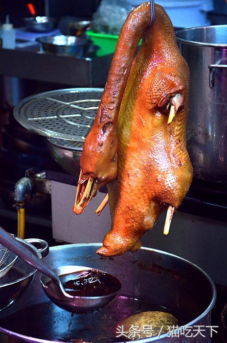 潮州美食之卤鹅老鹅头，一个鹅头价值上千元