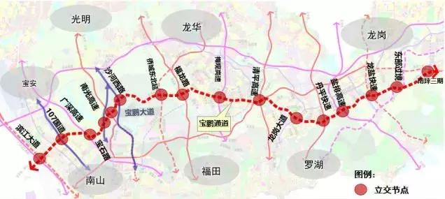 深圳坪山云巴2号线规划，一次迎来2地铁+16个站点