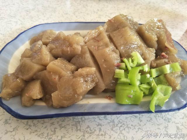 河北定州焖子，河北石家庄赵县农村集市上香软滑嫩