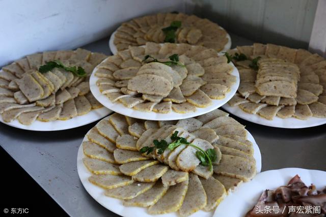 河北定州焖子，河北石家庄赵县农村集市上香软滑嫩