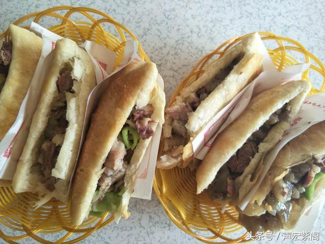 河北定州焖子，河北石家庄赵县农村集市上香软滑嫩