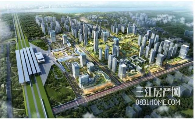 渝昆高铁宜宾站，宜宾渝昆高铁门户区