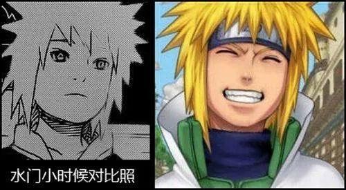 火影忍者人物介绍雏田，成长前后对照图