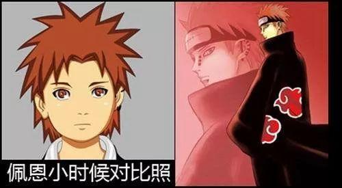 火影忍者人物介绍雏田，成长前后对照图