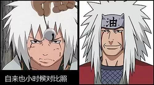 火影忍者人物介绍雏田，成长前后对照图