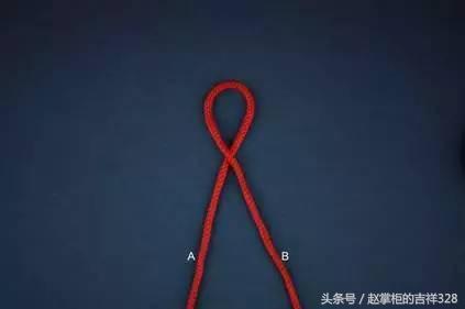 线绳穿珠子方法，简单的平结串珠手链的编法图解