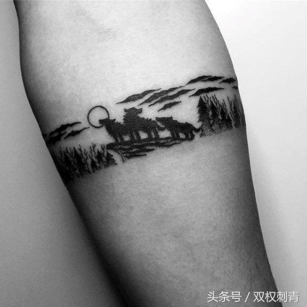 最简单的全臂纹身，《纹身手稿分享》日式整臂纹身