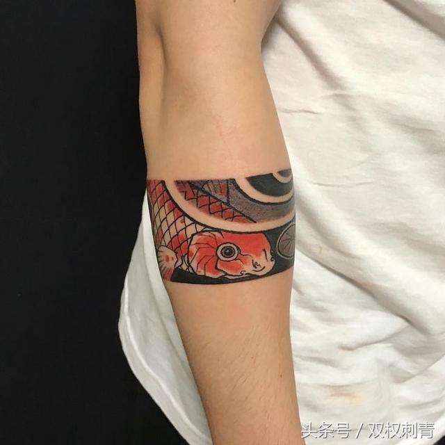 最简单的全臂纹身，《纹身手稿分享》日式整臂纹身