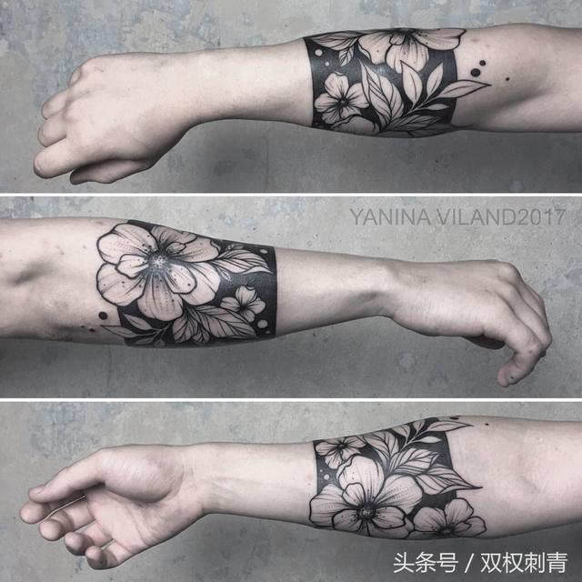 最简单的全臂纹身，《纹身手稿分享》日式整臂纹身