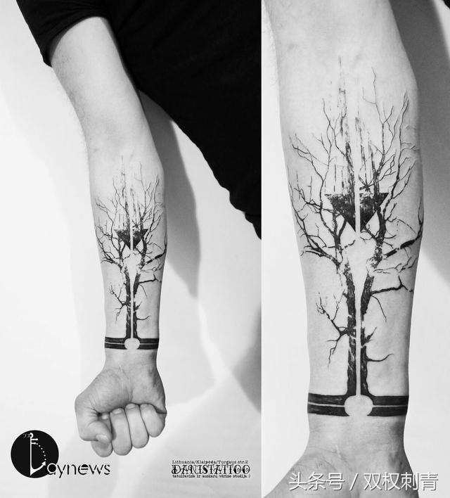 最简单的全臂纹身，《纹身手稿分享》日式整臂纹身