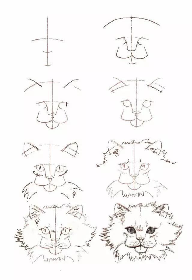 猫简笔画图片大全,猫咪简笔画100种画法(可爱猫咪简笔会素材) 猫简笔画图片大全,猫咪简笔画100种画法(可爱猫咪简笔会素材)