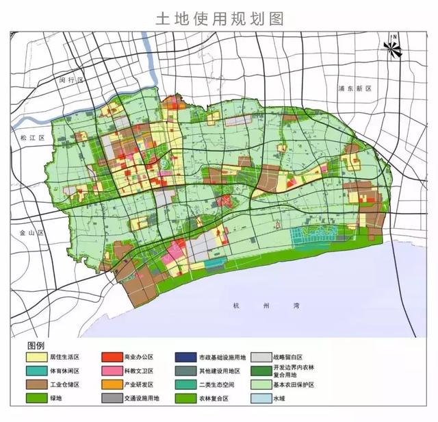 奉贤未来发展规划图，2035年的奉贤会有多棒