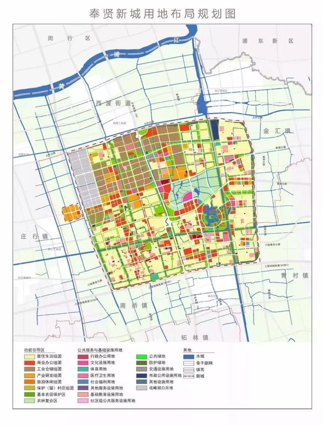 奉贤未来发展规划图，2035年的奉贤会有多棒