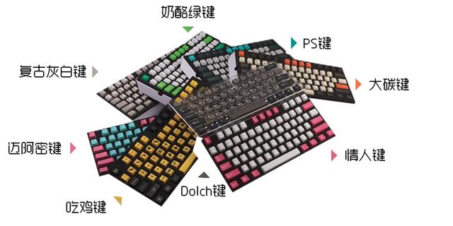 pbt键帽，高颜值pbt键帽推荐