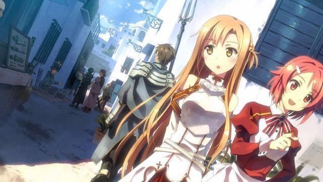 刀剑神域亚丝娜被桐人英雄救美，刀剑神域多次被占便宜