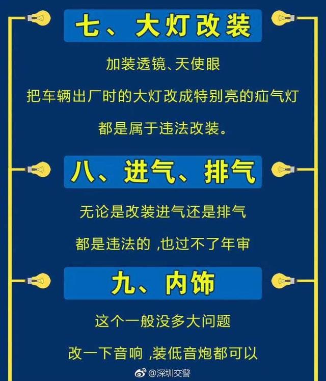 深圳交警引领改装正能量，可惜3小时后微博内容遭到删除！