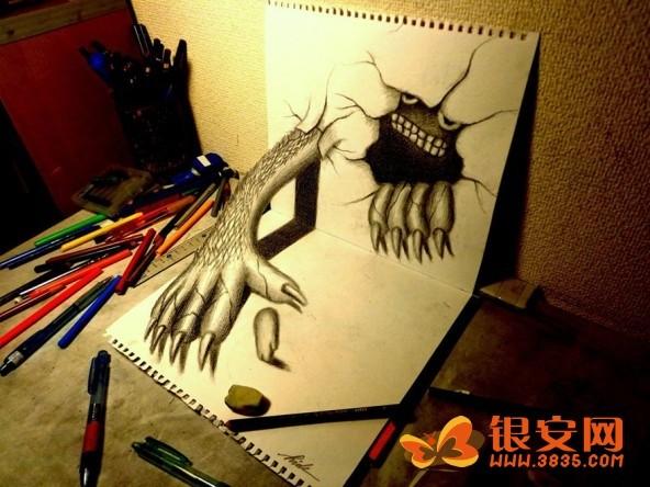 超写实铅笔素描作品，黑人小哥的人物肖像铅笔画