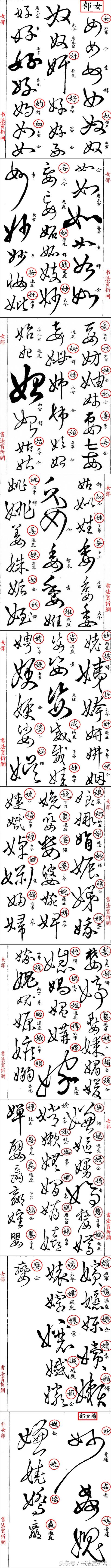 草书名家字体汇集，最全的草书（这四位大师的章草）