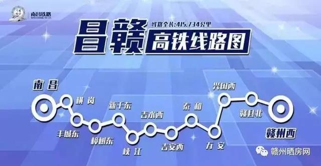 昌赣高铁全线通车，昌赣高铁开通运营