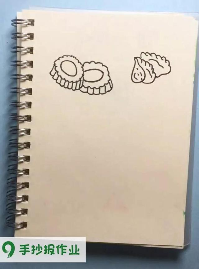 小学生美食手抄报，美食手抄报简单又漂亮字少（手抄报制作可参考）
