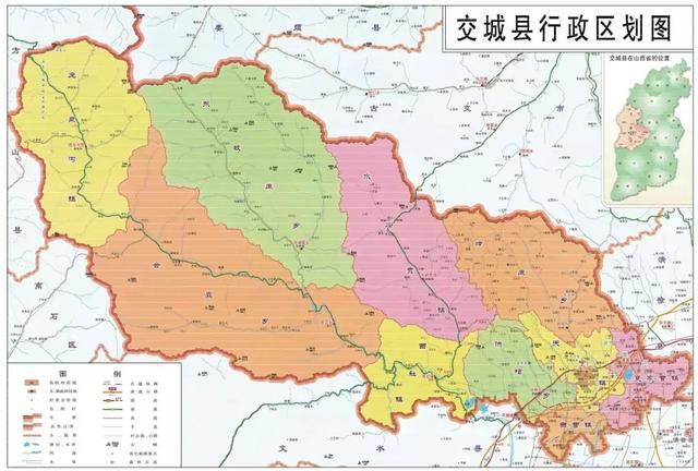 山西交城县国家森林公园，千年古县山水交城