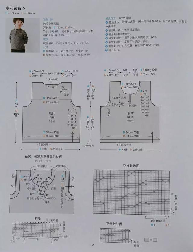 儿童棒针毛衣全集，棒针教程儿童可爱毛衣