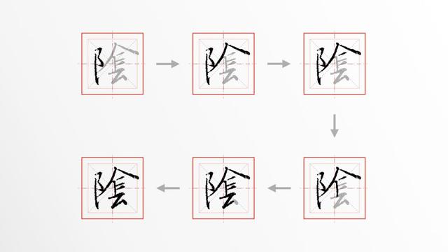 阳字繁体字复制，常用字范式之四十