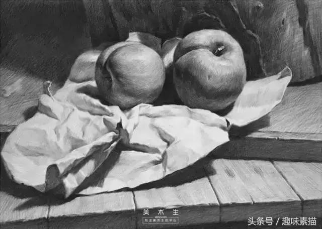 一个素描高手的6个必杀步骤，简单素描静物步骤图解入门