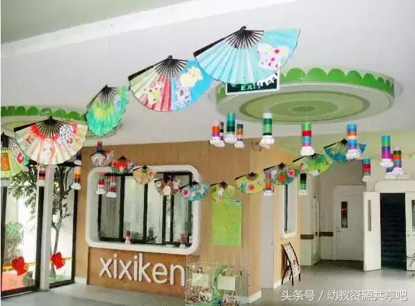 幼儿园中秋节主题墙，幼儿园元旦主题墙创意手工简单