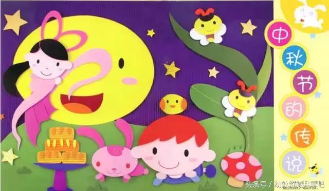 幼儿园中秋节主题墙，幼儿园元旦主题墙创意手工简单