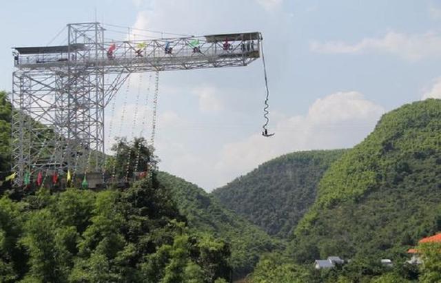十大蹦极点排名，国内十大蹦极地