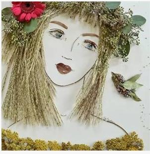 树叶拼图图片大全儿童，树叶拼贴画大全幼儿园