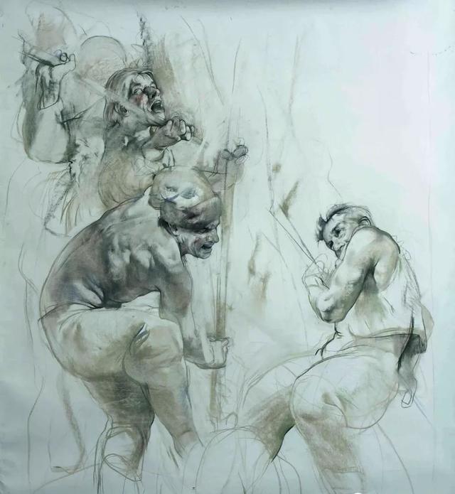 列宾美院素描示范，俄罗斯列宾美术学院