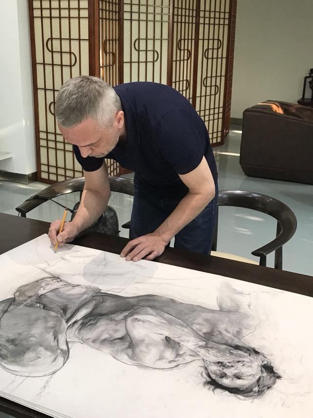列宾美院素描示范，俄罗斯列宾美术学院