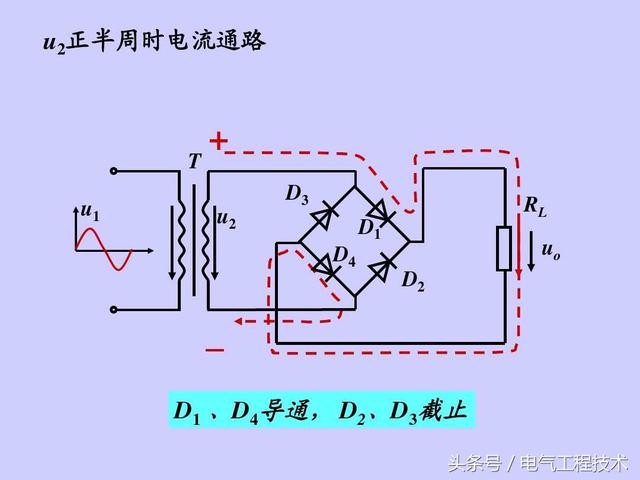 半波整流和桥式整流的区别图解，看看交流是怎么变成直流的