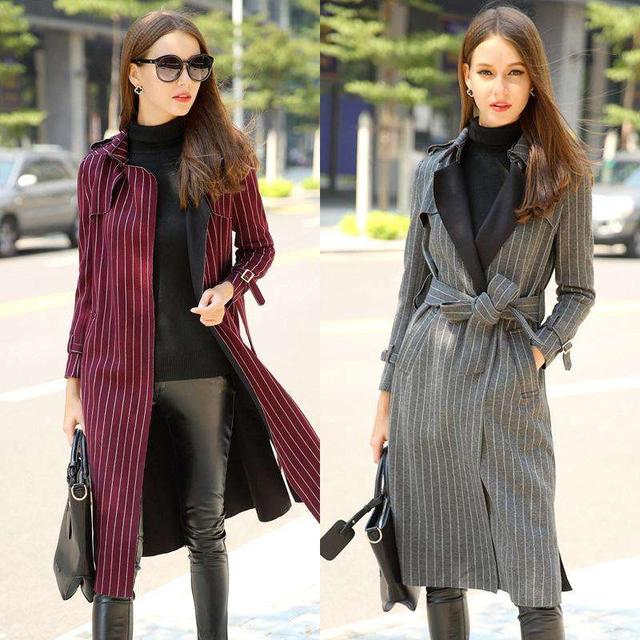 大衣腰带系法简单又好看，大衣的腰带总是不会系