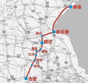 连云港高铁路网，省市文件曝光沿海高铁连盐段走向