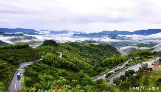 盘山十八弯最美公路，河南最美盘山公路