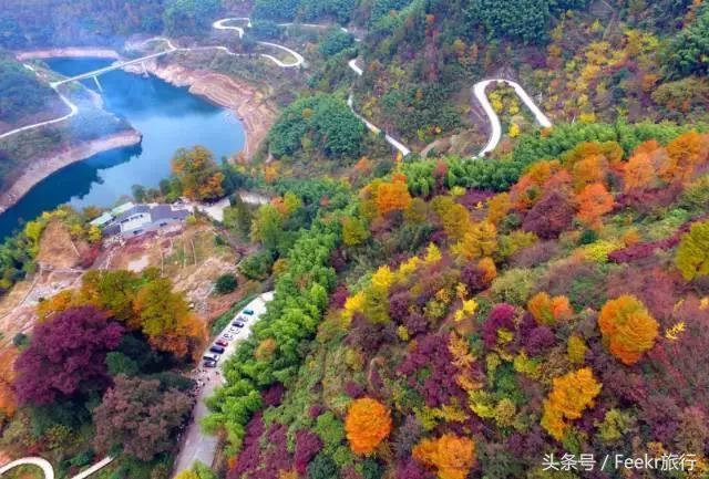 盘山十八弯最美公路，河南最美盘山公路